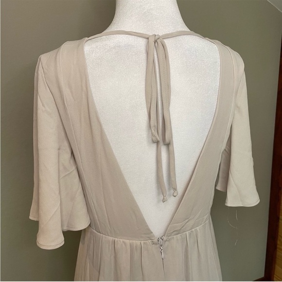 Show Me Your Mumu Faye Flutter Maxi Dress in Show Me The Ring Crisp Medium NWT - Picture 6 of 15